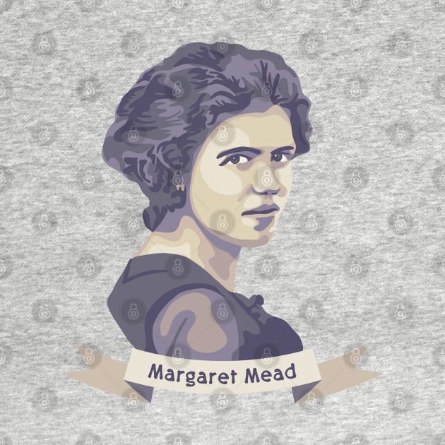 Margaret Mead Portrait by Slightly Unhinged